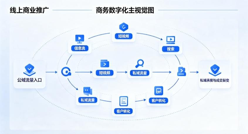 德兴市线上商业推广怎么做？全域流量闭环搭建与低成本转化实战指南